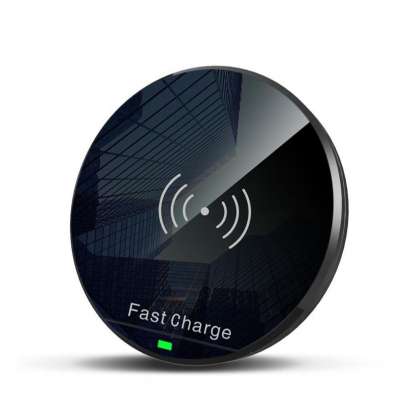 Universal smart QI wireless charger New Ultra-Thin Crystal K9 5W Wireless Charging for mobile